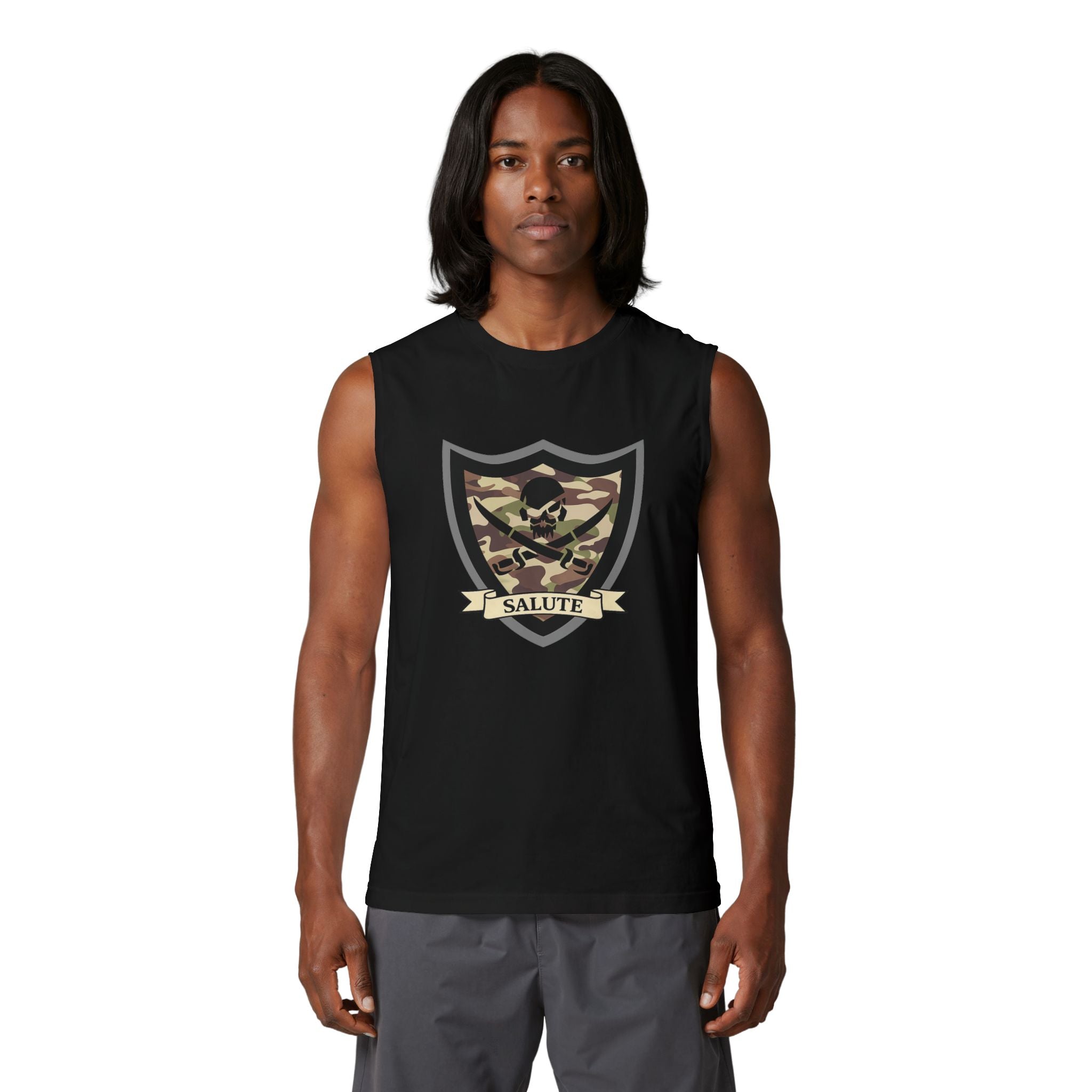 Salute to service muscle shirt