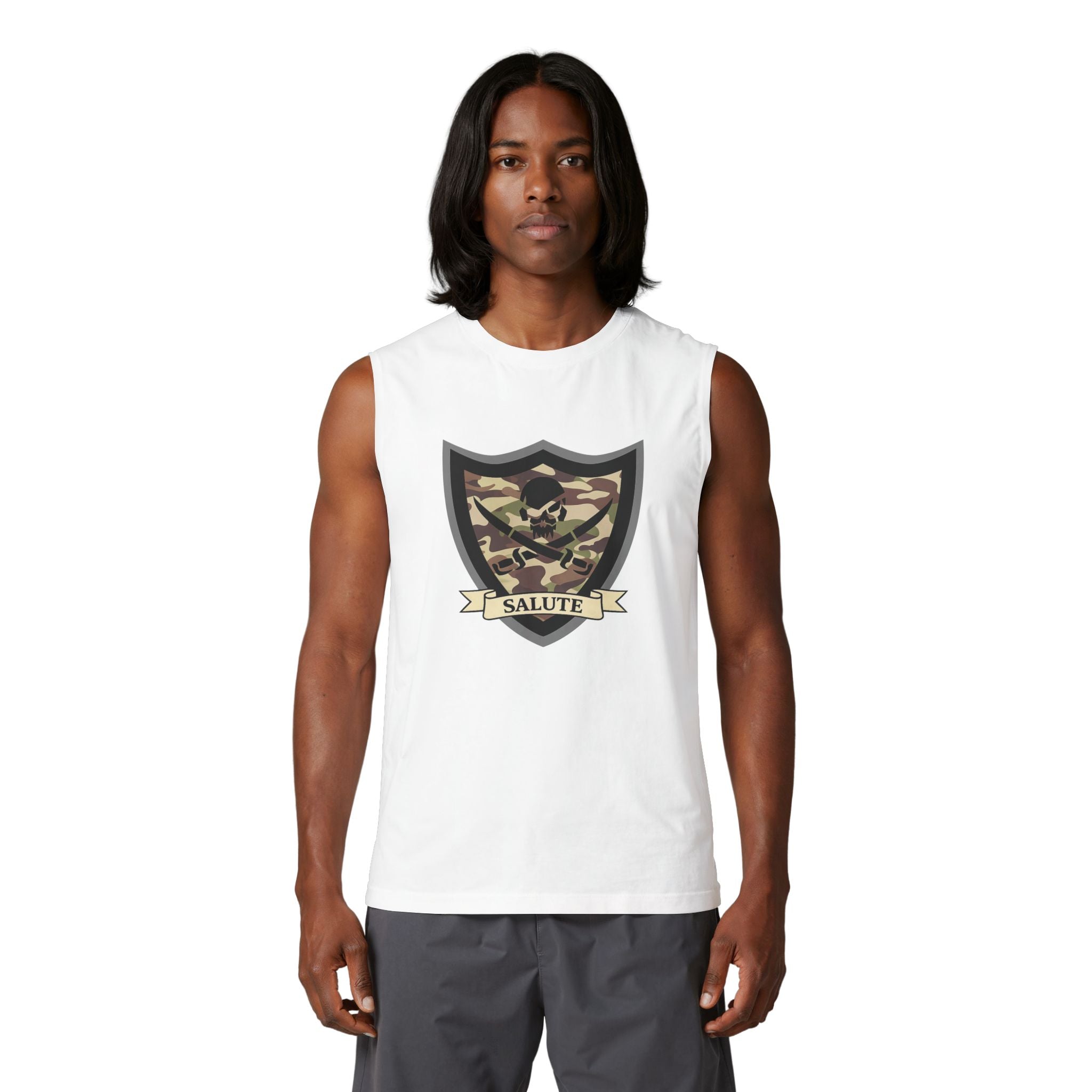Salute to service muscle shirt